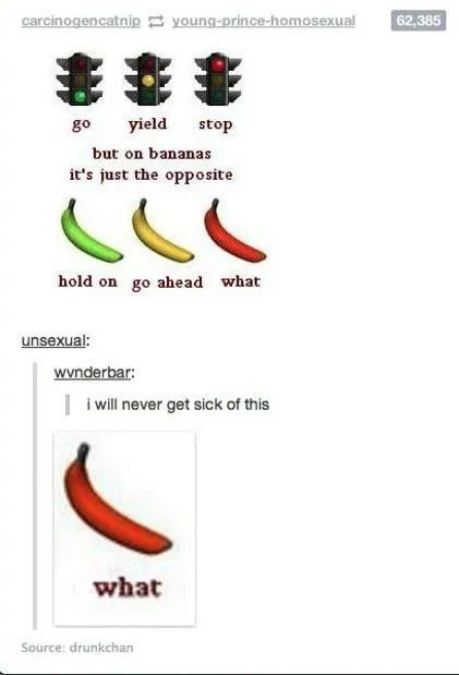 Banana Traffic Light Confusion