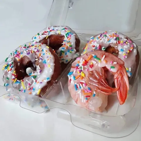 Пончик с креветкой