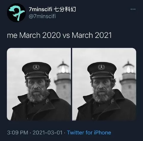 Me March 2020 vs March 2021