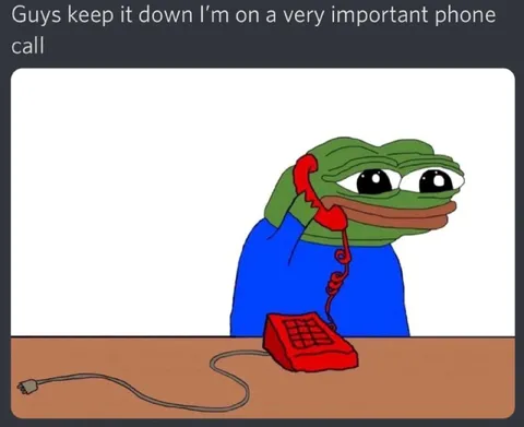Pepe on an Important Call