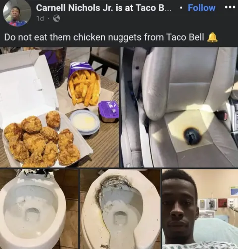 Taco Bell Chicken Nugget Warning