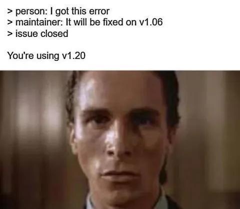 Using the Wrong Software Version