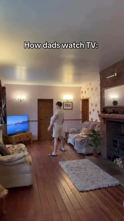 How Dads Watch TV