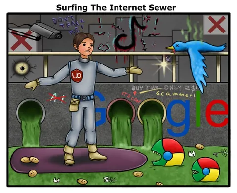 Surfing the Internet Sewer