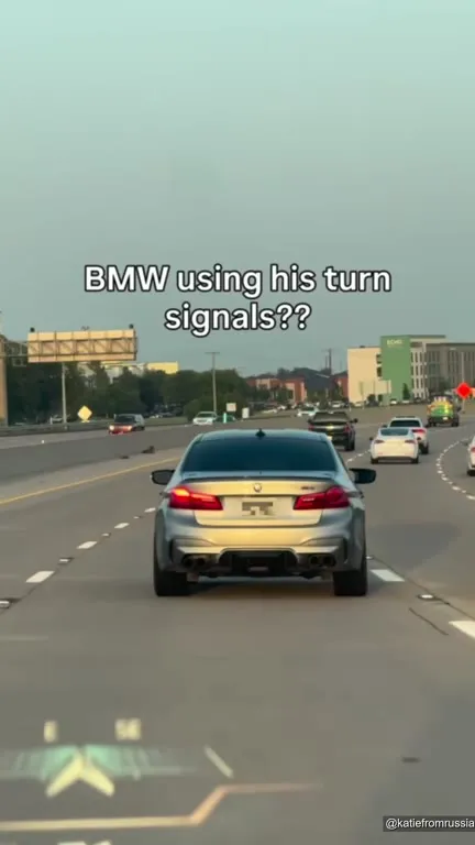 BMW Using Turn Signals