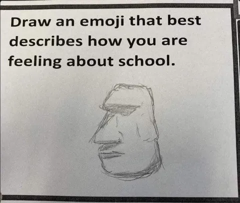 Emoji Feeling About School