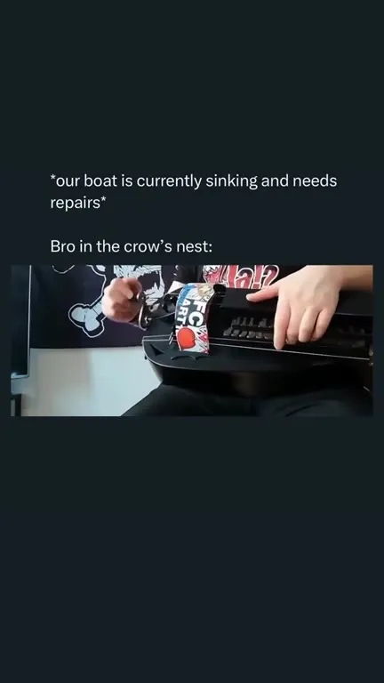 Bro Plays Accordion While Boat Sinks
