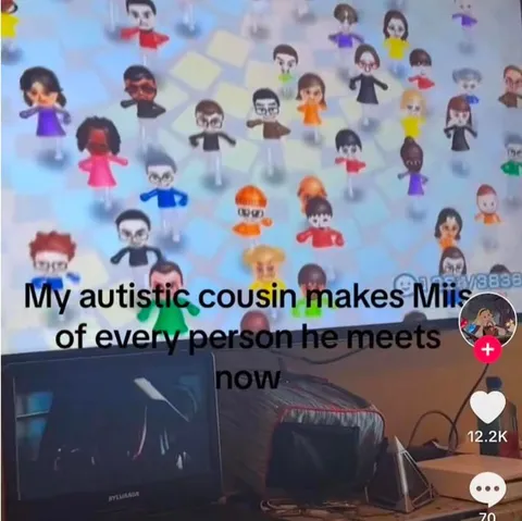 Autistic Cousin Makes Miis