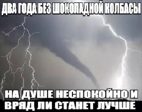 Два года без шоколадной колбасы