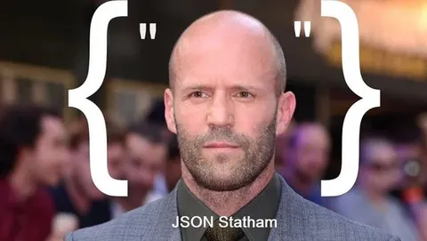 JSON Statham Programming Pun