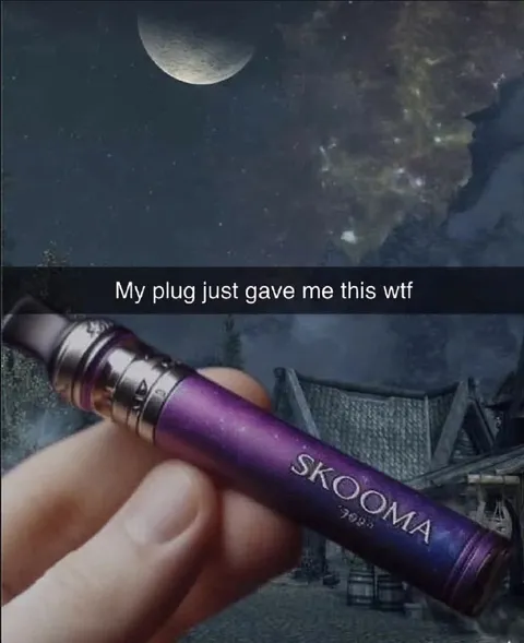 Skooma Vape Cartridge Surprise