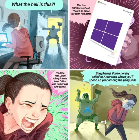 Linux User Chooses Windows