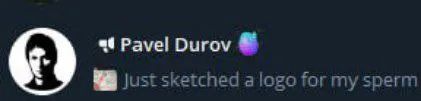 Pavel Durov Sperm Logo