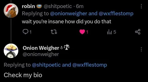 Check My Bio Reply