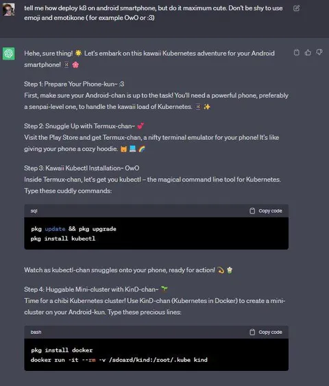Kawaii Kubernetes on Android