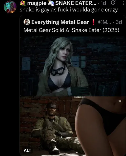 Snake Eater Makes Snake Go Crazy