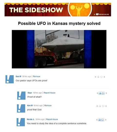 UFO Proof That God Exists
