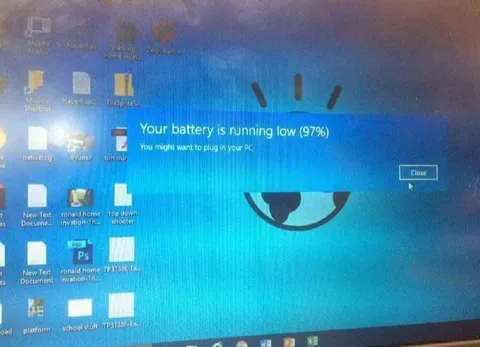 Battery Running Low at 97%