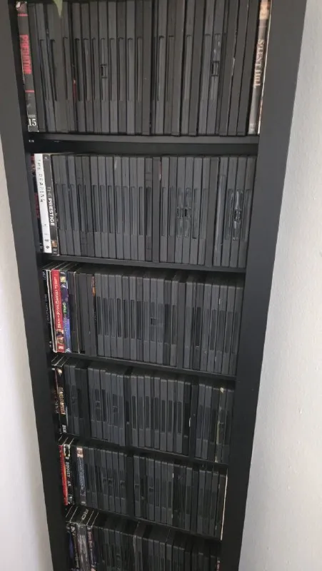 Wall of VHS Tapes