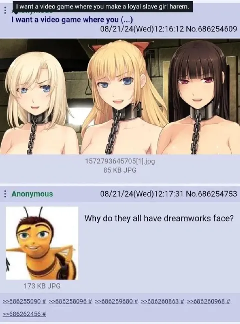 DreamWorks Face Slave Harem