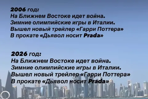 2006 и 2026: ничего не меняется