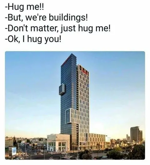 Buildings Hugging Each Other