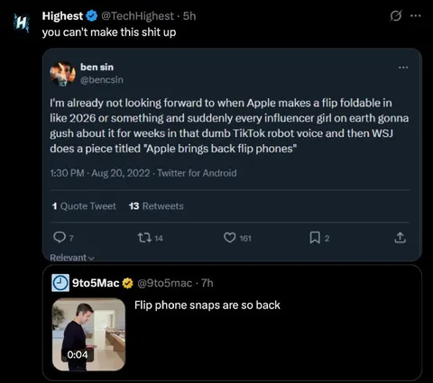 Apple Flip Phone Hype