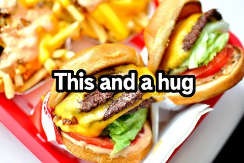 This and a Hug Burger Meme