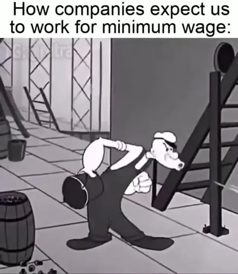 Minimum Wage Factory Worker
