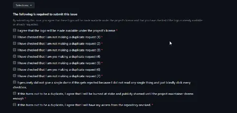 Duplicate Request Checklist