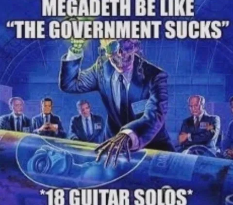 Megadeth Government Guitar Solos