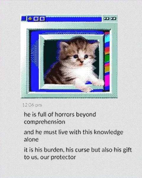 Cat Knows Horrors Beyond Comprehension