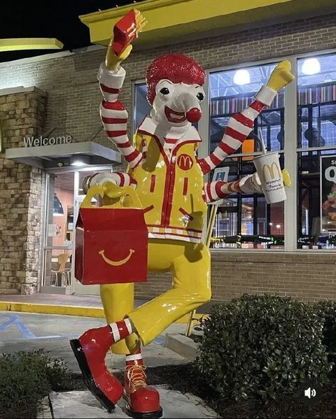 Ronald McDonald Strikes a Pose