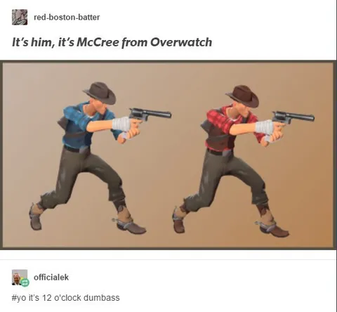 It's him, it's McCree from Overwatch