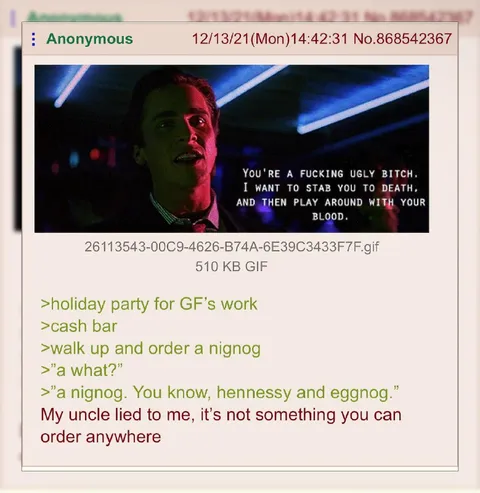 Holiday Party Eggnog Threat