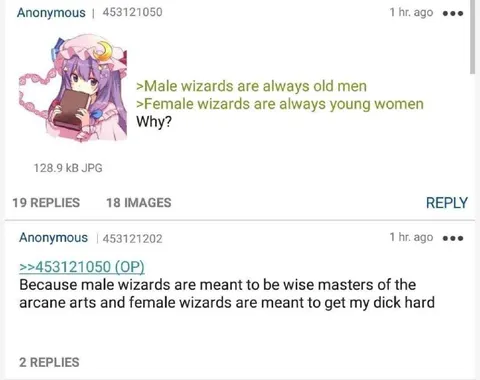 Why Male Wizards Are Old