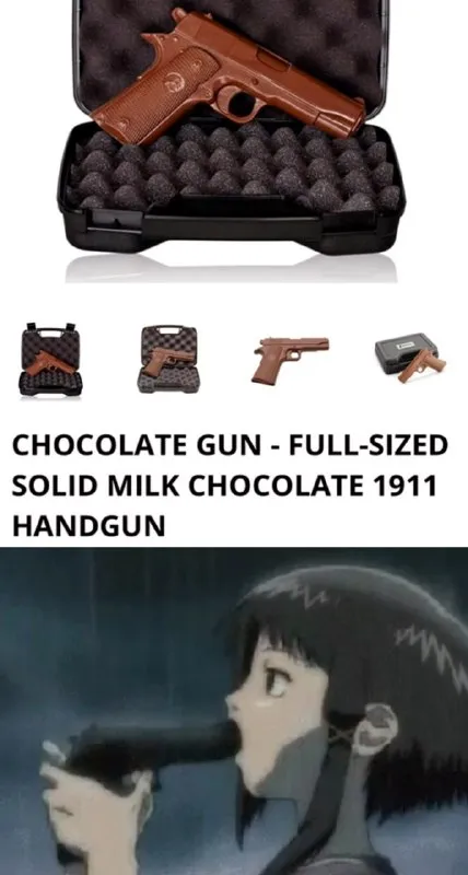 Chocolate Gun Full-Sized Handgun