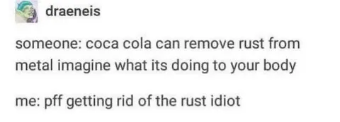 Coca-Cola Removes Rust
