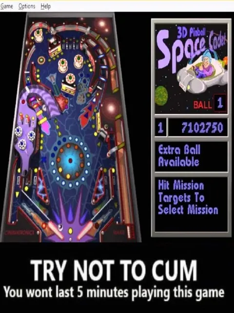Try Not to Cum Playing Pinball