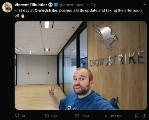 First Day at CrowdStrike
