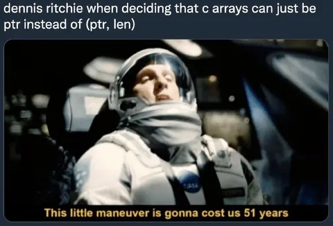 C arrays instead of pointer-length pairs