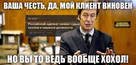 Адвокат оправдывает клиента