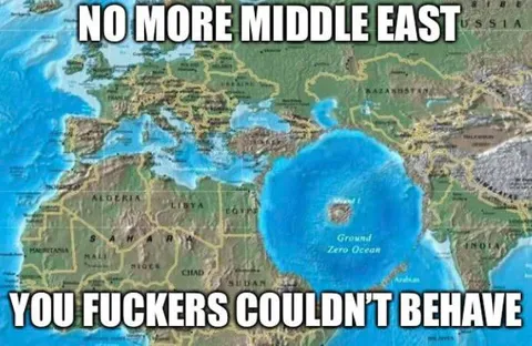 No More Middle East Map
