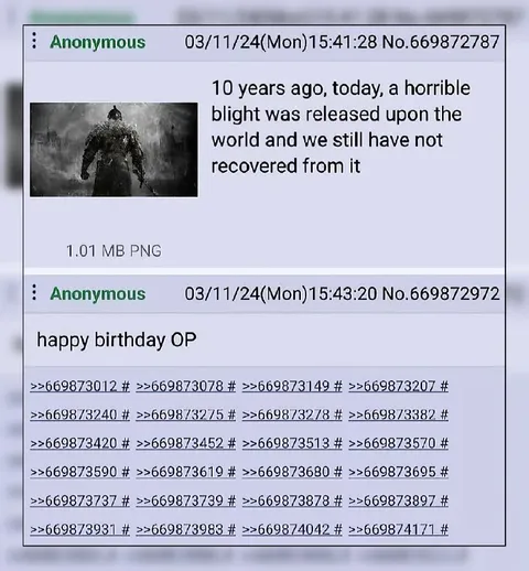 Ten Years Since the Blight