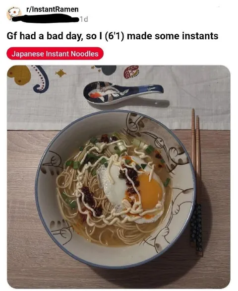 Boyfriend Makes Instant Noodles