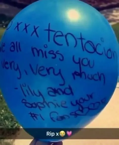 RIP XXXTentacion Balloon Tribute