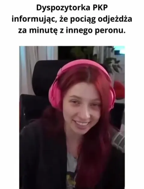 Dyspozytorka PKP śmieje się