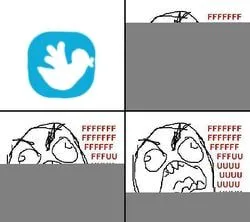 Twitter Bird Rage Comic