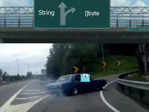 String vs Byte Slice Exit