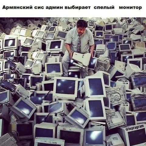 Сисадмин выбирает спелый монитор